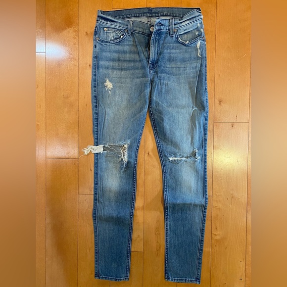 7 For All Mankind distressed jeans - Picture 1 of 2
